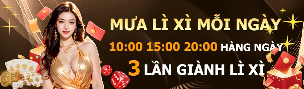Khuyến mãi lì xì mỗi ngày tai Gamebet