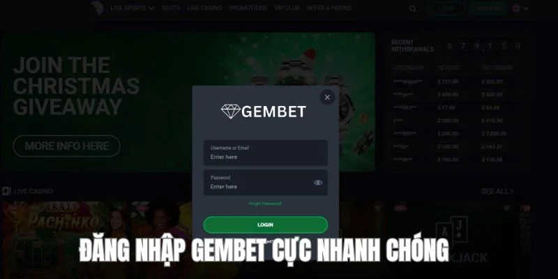 Đăng Nhập Gembet - Hướng Dẫn Chi Tiết Từ A-Z Cho Bet Thủ 3 Đăng nhập siêu tốc vào nhà cái Gembet chỉ với vài bước đơn giản.